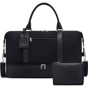 Oeihuivt Weekender Bags for Women - 21 Inch Large Travel Duffel Bag 2-Piece Set